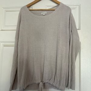 Cream barefoot dreams pull over